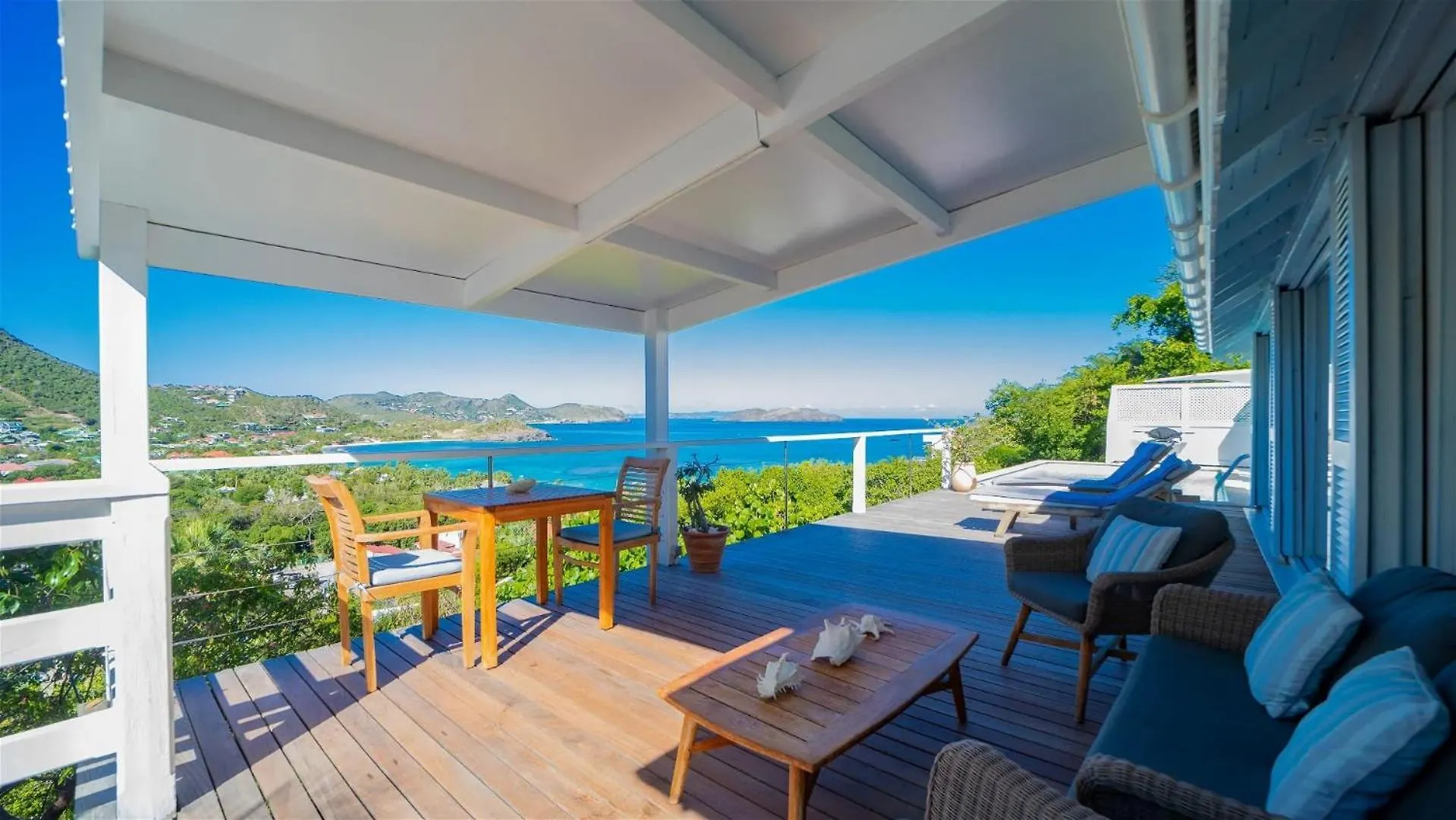 Comfortable Villa With Views Over Lorient Bay Γουσταβία Saint Barthelemy