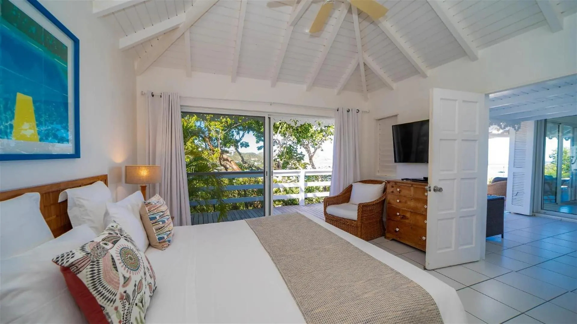 Comfortable Villa With Views Over Lorient Bay Γουσταβία Saint Barthelemy