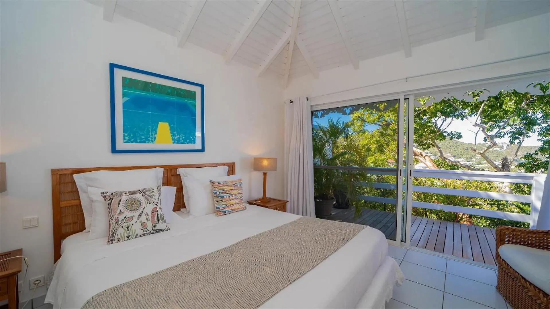 Comfortable Villa With Views Over Lorient Bay Γουσταβία Saint Barthelemy
